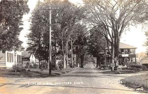 Eastford CT Amoco Gas Station Pumps  Fro-Joy Ice Cream  RPPC Postcard