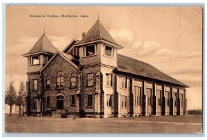 Montpelier Idaho ID Postcard Montpelier Pavilion Building Exterior c1920 Antique