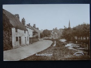 Kent EYNSFORD Riverside -  Old RP Postcard by R. Gee