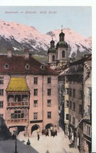 Austria Postcard - Innsbruck - Altstadt - Gold Duchl - Ref 6456A