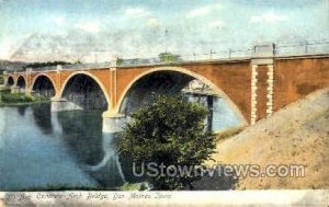 8th Ave Concrete Arch Bridge - Des Moines, Iowa IA  