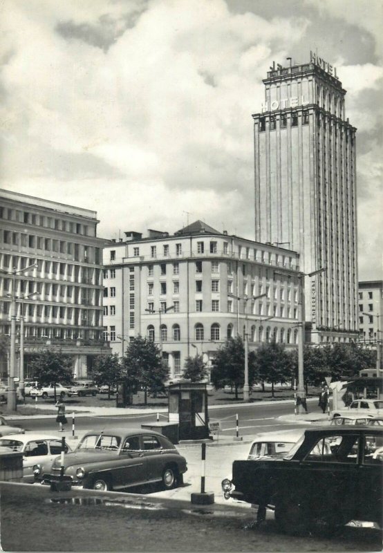 Poland Postcard Warsaw Hotel Warsawa