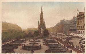 Scotland Edinburgh Princes Street and The Castle
