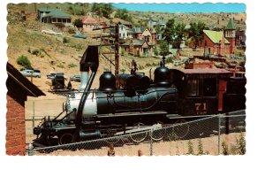 C & S Locomotive Railway  Train, Central City, Colorado,