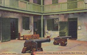 Louisiana New Orleans Courtyard and Prison Rooms In The Cabildo Curteich