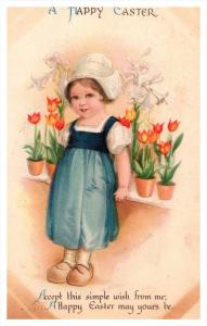 1835    Easter Ellen Clapsaddle  dutch Girl
