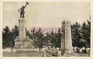 Modern Postcard Valmy (Marne) Column Enclosing the Heart of Kellermann