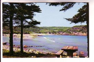 Black Brook Beach, Picnic Table, Cape Breton, Nova Scotia,