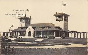 Kansas City MO Shelter Swope Park North American Postcard Company Real Photo PC