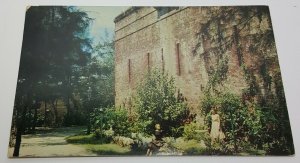 Tropical Garden Civil War Citadel Key West Florida Vintage Postcard