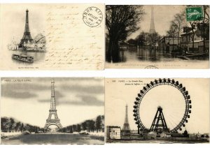 PARIS FRANCE TOUR EIFFEL, EIFFEL TOWER Lot of 600 CPA (L2470)