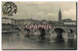 Old Postcard Toulouse Pont Neuf