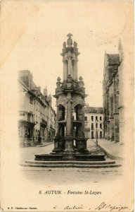 CPA AUTUN - Fontaine St-Lazare (354386)