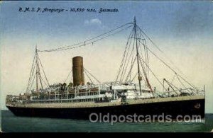 R.M.S.P. Araguaya, Bermuda, The Royal Mail Steam Packet Co, Ship Unused light...