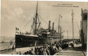 CPA St-NAZAIRE - Le Paquebot Transatlantique La Navarre (250957)