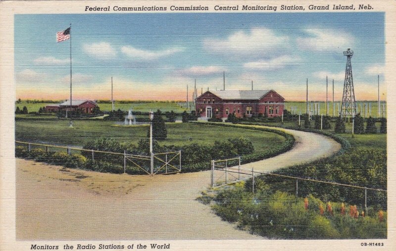 Nebraska Grand Island Federal Communications Commsission Station Curteich sk6334