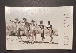 Mint USA Postcard Klamath Warm Springs Indians Native American Archers