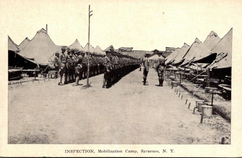 New York Syracuse Mobilization Camp Inspection