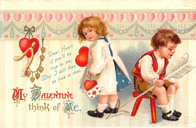 Artist Ellen Clapsaddle Valentines Day Unused 