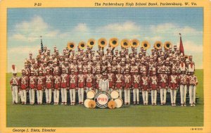 United States Parkersburg High School Band director George J. Dietz linen