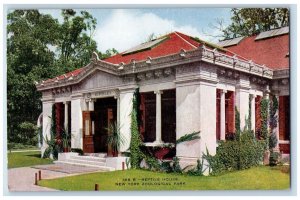 c1910's Reptile House New York Zoological Park Bronx NY Antique Postcard