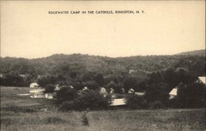 Kingston New York NY Edgewater Camp Catskills Vintage Postcard