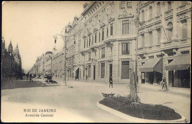 brazil, RIO DE JANEIRO, Avenida Central (1910s)