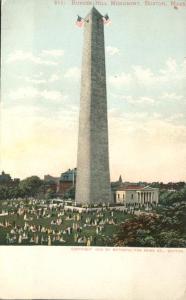 Crowd at Bunker Hill Monument - Charlestown MA, Massachusetts - UDB