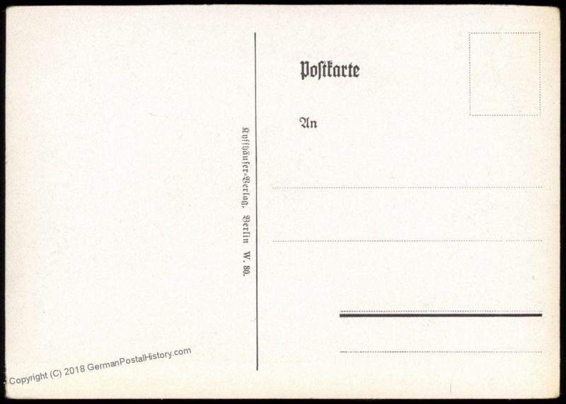 Germany 1930s Reichskriegertag Kyffhaeuser Veterans Patriotic Card 82532