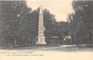 Monument Square - Concord, MA