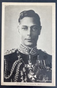 Mint England Real Picture Postcard HM King George VI KGVI