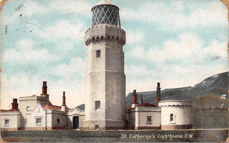 I W St Catherine S Lighthouse Hippostcard