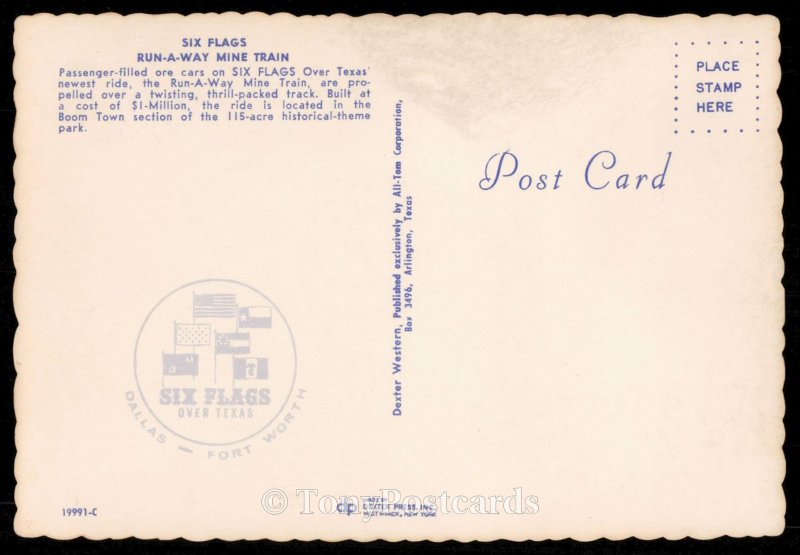 Six Flag - Run-A-Way Mine train