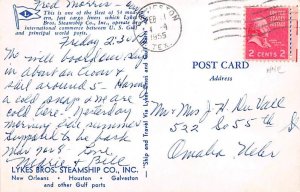 Lykes Lines Freighters 1955 