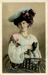 Fancy Lady   *RPPC