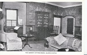 Scotland Postcard - The Queen's Sitting-Room - Glamis Castle - Angus   U4406