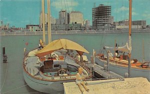 Aerial View Of The Yacht Basin - Corpus Christi, Texas TX  