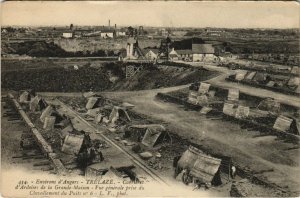 CPA Env. d'ANGERS TRÉLAZÉ Carrieres d'Ardoises de la Grande Maison (127289)