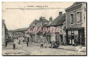 Old Postcard Fismes Faubourg de Vesle Hairdresser