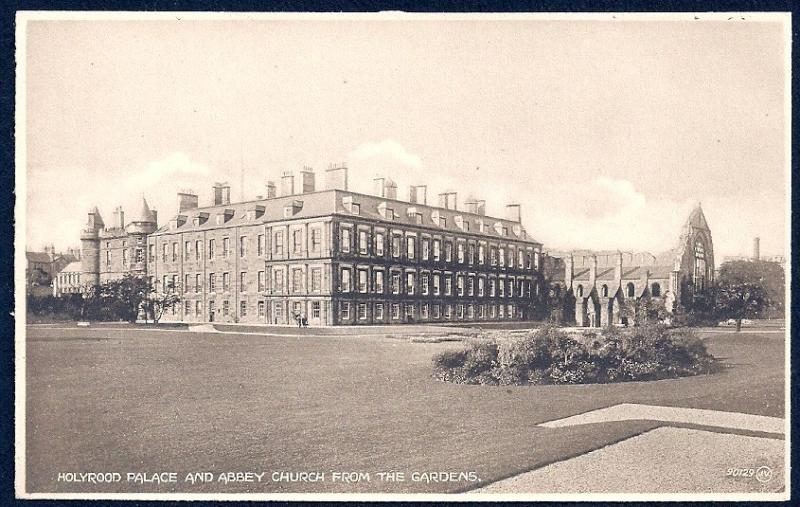 Holyrood Palace Gardens Edinburgh unused c1920's