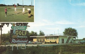 North Tonawanda NY Twilite Golf Course Duo View Postcard