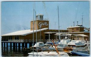 OAKLAND, California CA  Jack London Square  GROTTO RESTAURANT 1969 Postcard