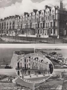 York House Hotel Eastbourne 2x Vintage Real Photo Postcard