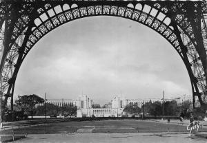 BR12222 Paris tour eiffel palais chaillot   real photo   france