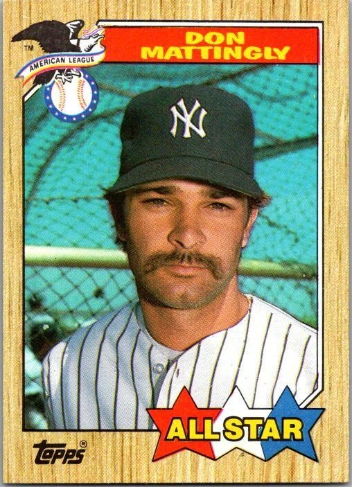 1987 Topps Baseball Card All Star Don Mattingly New York Yankees sk3245