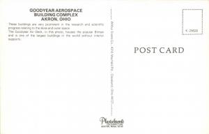 AKRON-OHIO-GOODYEAR-AEROSPACE-COMPLEX--BLIMPS AERIAL VIEW POSTCARD