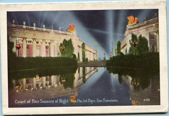 Folder - Panama-Pacific Exposition, 1915, San Francisco. 15 views + cover + 2...