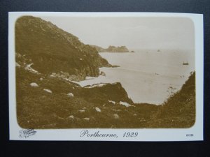 Cornwall 2 x PORTHCURNO Reproduction Postcard c1929 by Frith