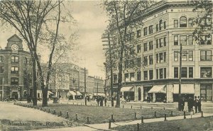 Rutland Vermont Merchants Row 1913 Postcard 21-10008