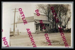 Johnstown WISCONSIN RPPC c1910 LORKE GENERAL STORE nr Delavan Milton GHOST TOWN